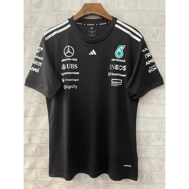 T shirt mercedes noir - Vêtements de sport