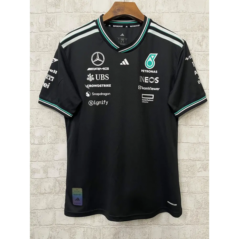 T shirt mercedes noir - Vêtements de sport