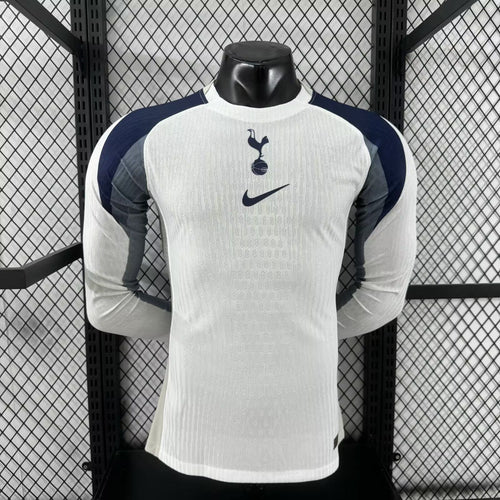 Tottenham Domicile Version Joueur Manches Longues 2025/2026 - Vêtements de sport