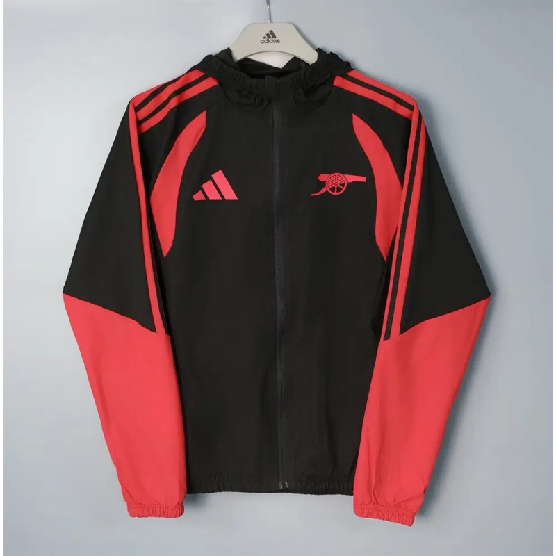 Veste A Capuche Coupe-Vent Arsenal 2026/2027 Noir - Vêtements de sport
