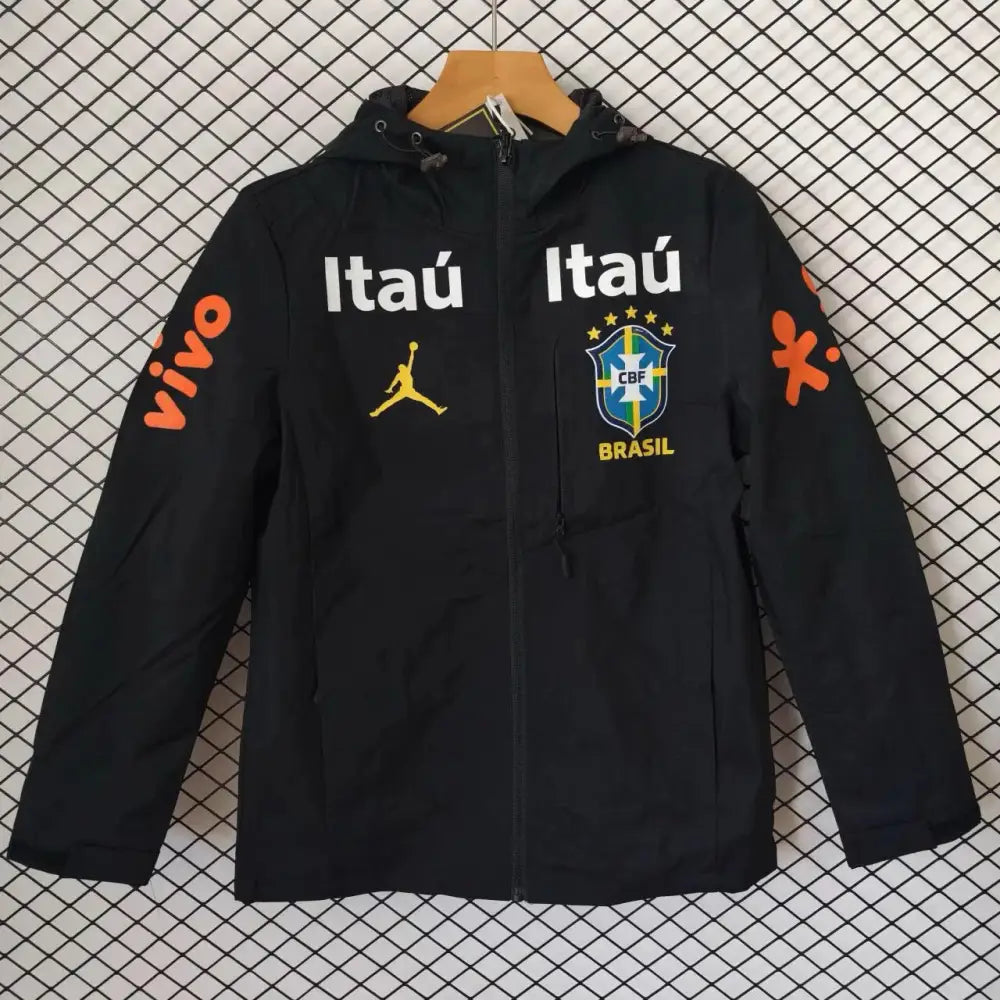 Veste A Capuche Coupe-Vent Brésil 2026/2027 - Vêtements de sport