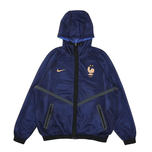 Veste A Capuche Coupe-Vent France 2026/2027 Bleu - Vêtements de sport