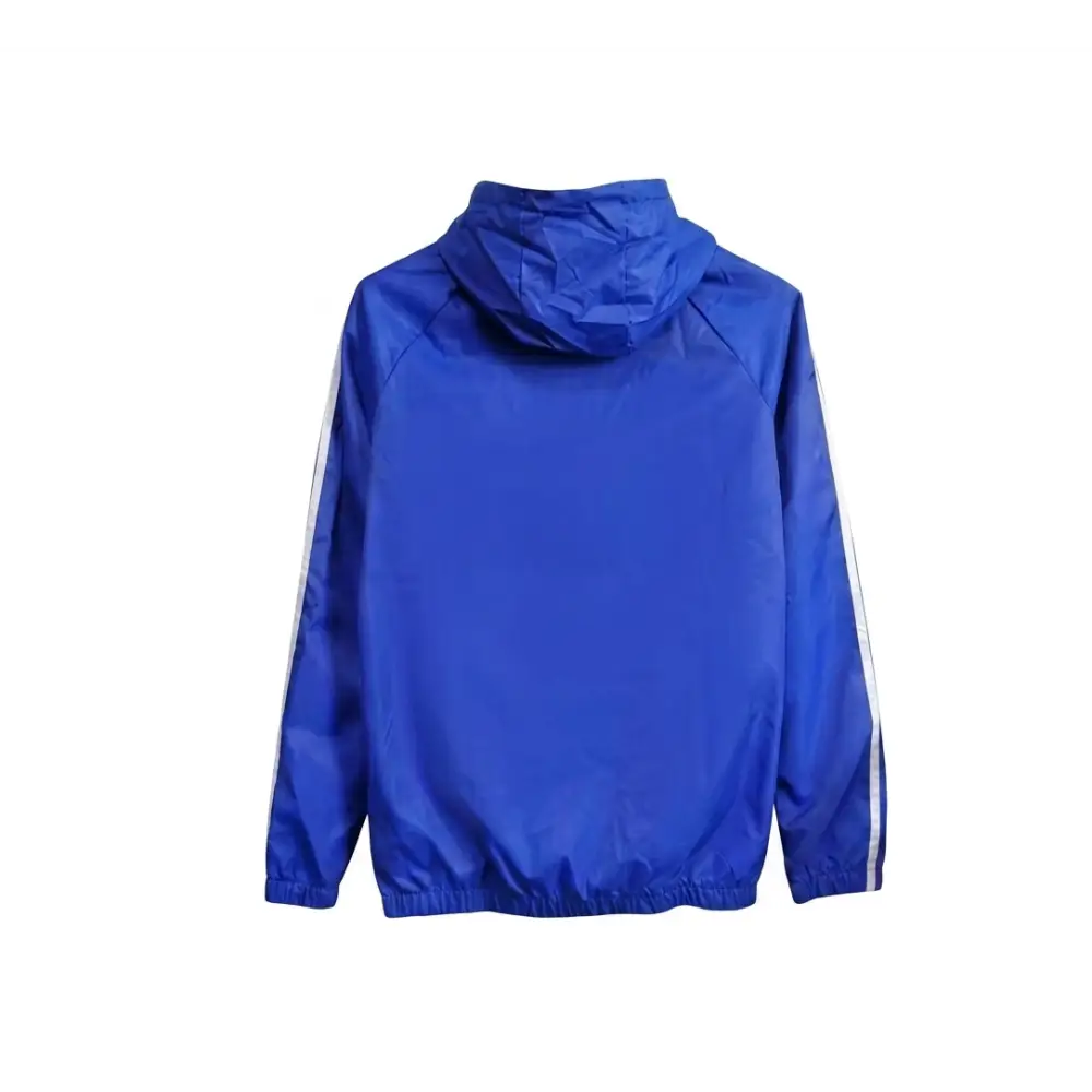 Veste A Capuche Coupe-Vent OL Olympique Lyonnais Bleu 2026 - Vêtements de sport