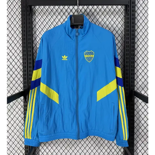 Veste Coupe-Vent Boca Junior Bleu Clair 2026 - Vêtements de sport