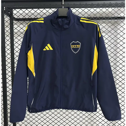 Veste Coupe-Vent Boca Junior Bleu Foncé 2026 - Vêtements de sport
