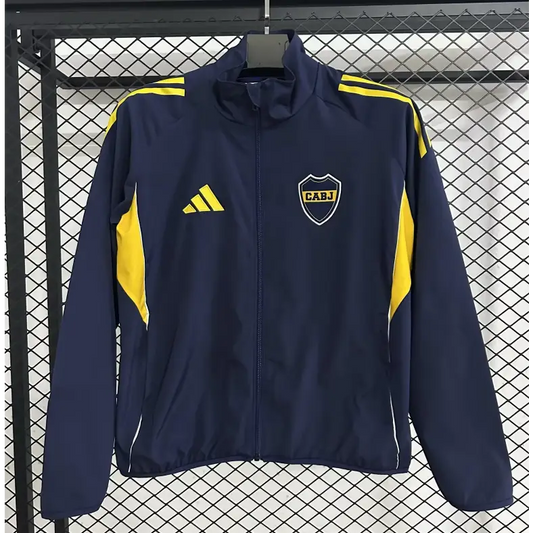 Veste Coupe-Vent Boca Junior Bleu Foncé 2026 - Vêtements de sport