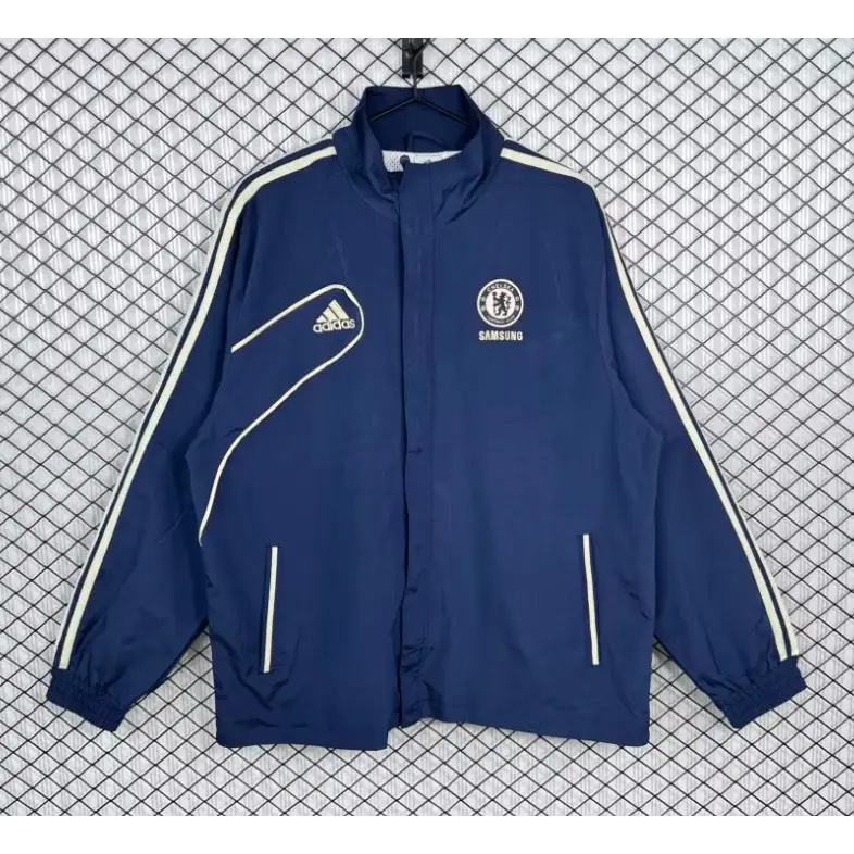 Veste Coupe-Vent Chelsea Retro Bleu Marine - Vêtements de sport