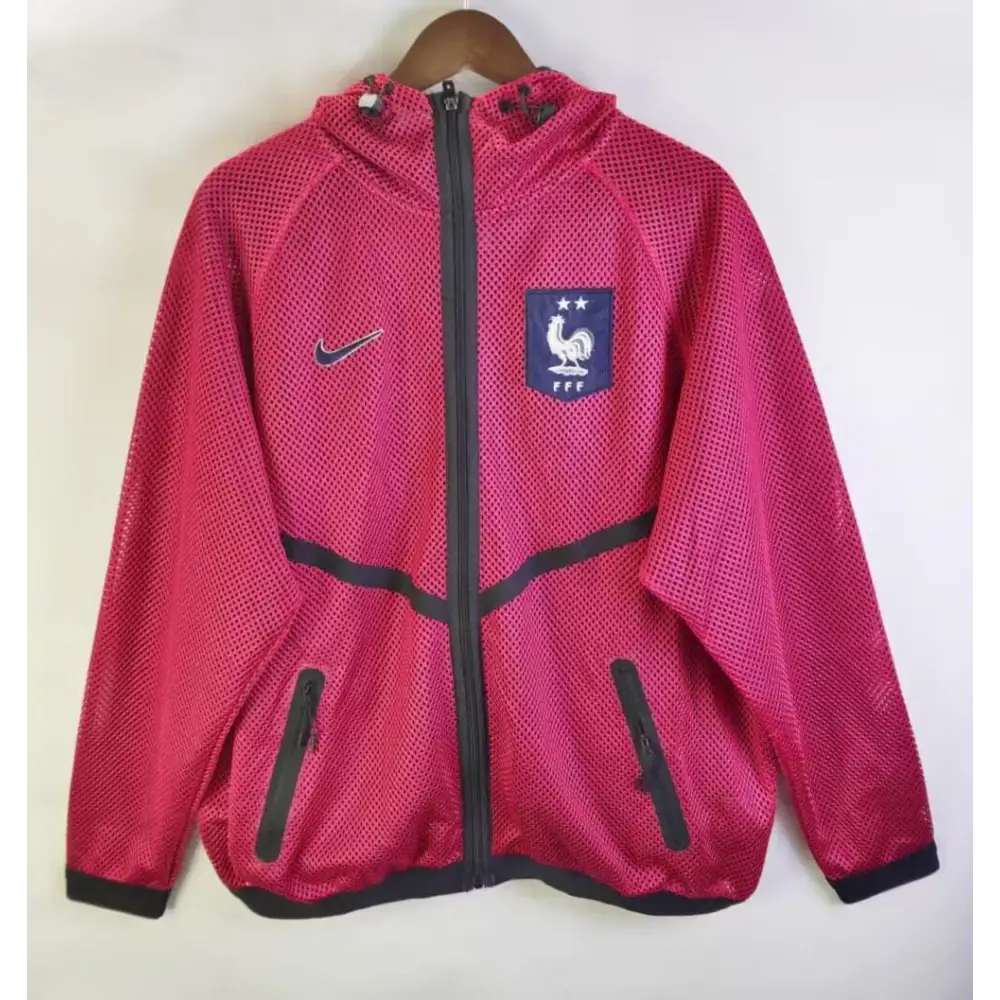 Veste Coupe-Vent France 2026/2027 Rouge - Vêtements de sport