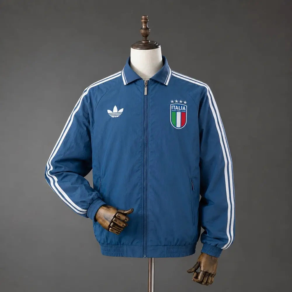 Veste Coupe-Vent Italie 2026/2027 Extérieur - Vêtements de sport