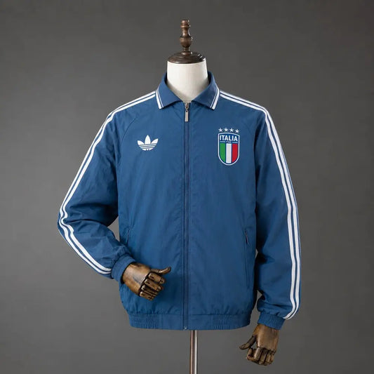 Veste Coupe-Vent Italie 2026/2027 Extérieur - Vêtements de sport