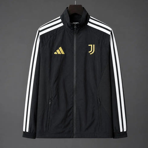 Veste Coupe-Vent Juventus 2026/2027 Noir - Vêtements de sport