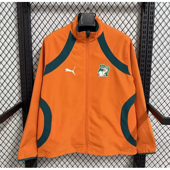 Veste Coupe-Vent Réversible Cote d’Ivoire 2026 - Vêtements de sport
