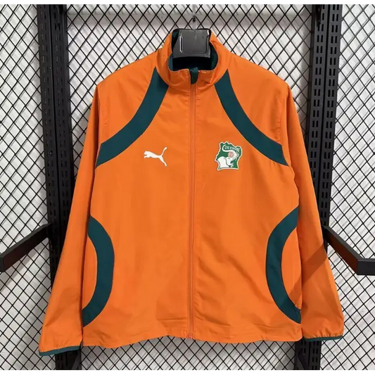 Veste Coupe-Vent Réversible Cote d’Ivoire 2026 - Vêtements de sport