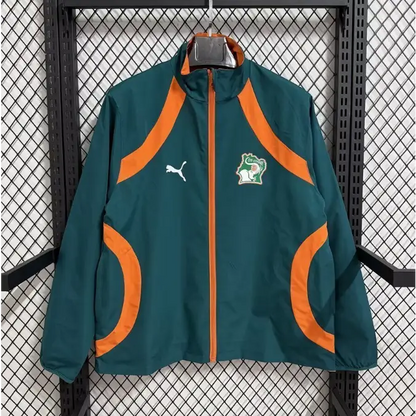 Veste Coupe-Vent Réversible Cote d’Ivoire 2026 - Vêtements de sport