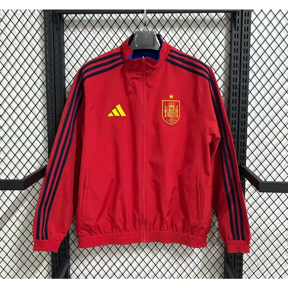 Veste Coupe-Vent Réversible Espagne 2026 - Vêtements de sport