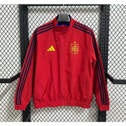 Veste Coupe-Vent Réversible Espagne 2026 - Vêtements de sport