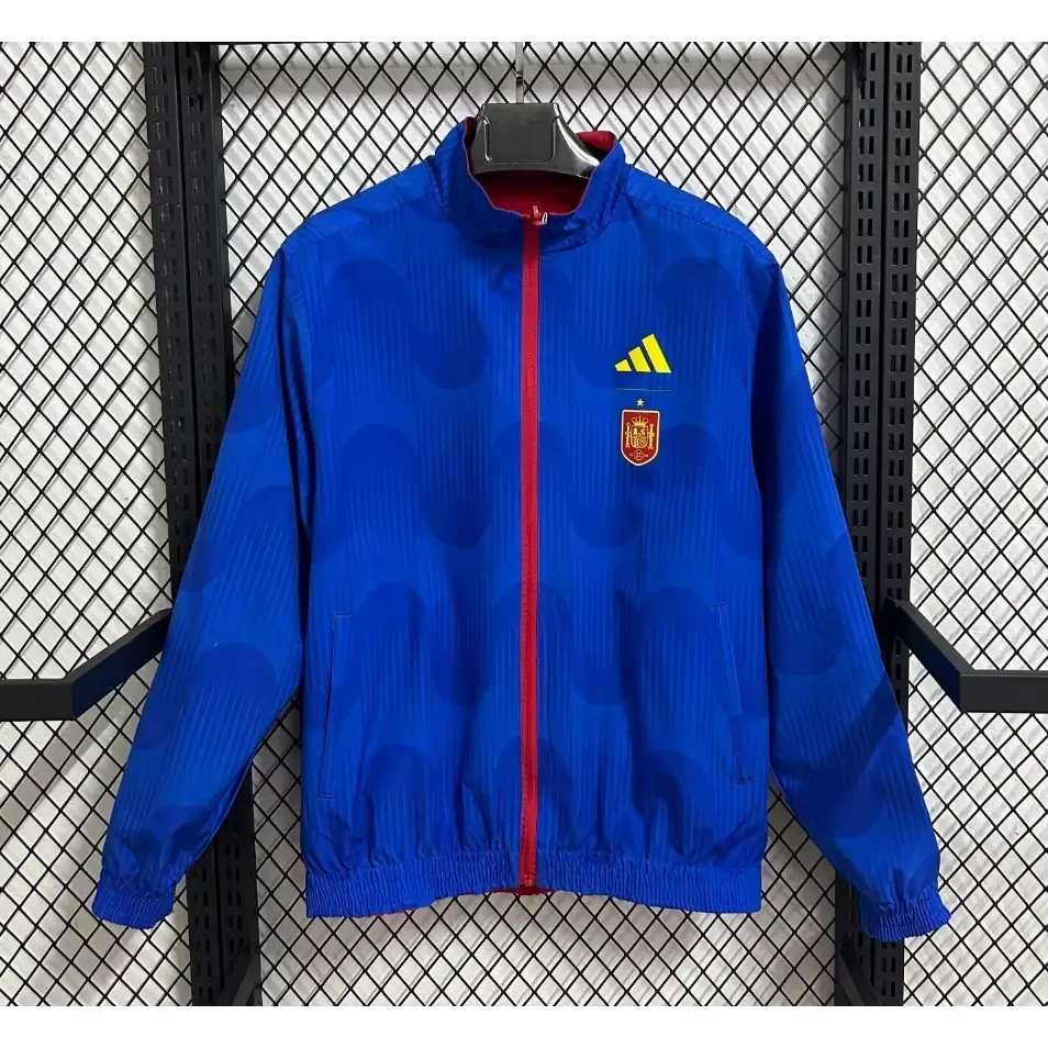 Veste Coupe-Vent Réversible Espagne 2026 - Vêtements de sport