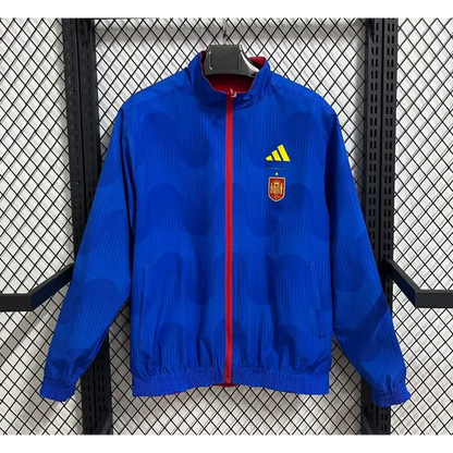 Veste Coupe-Vent Réversible Espagne 2026 - Vêtements de sport