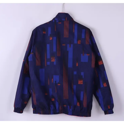 Veste Coupe-Vent Réversible Pays Bas Orange & Bleu 2026 - Vêtements de sport
