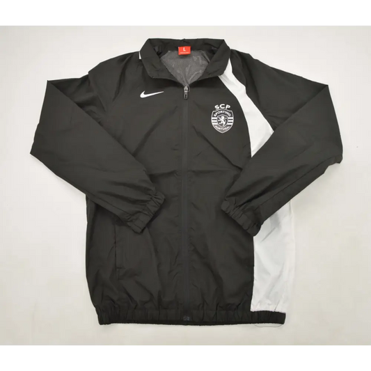 Veste Coupe-Vent Sporting CP Noir 2026 - Vêtements de sport