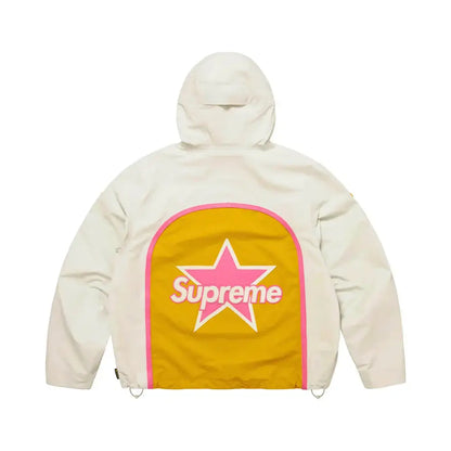 Veste Vanson Supreme blanche — vue de dos