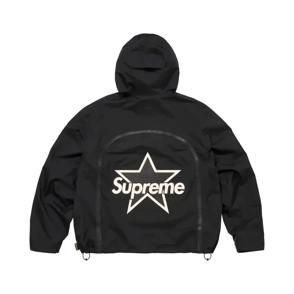 Veste Vanson Supreme noire — vue de dos