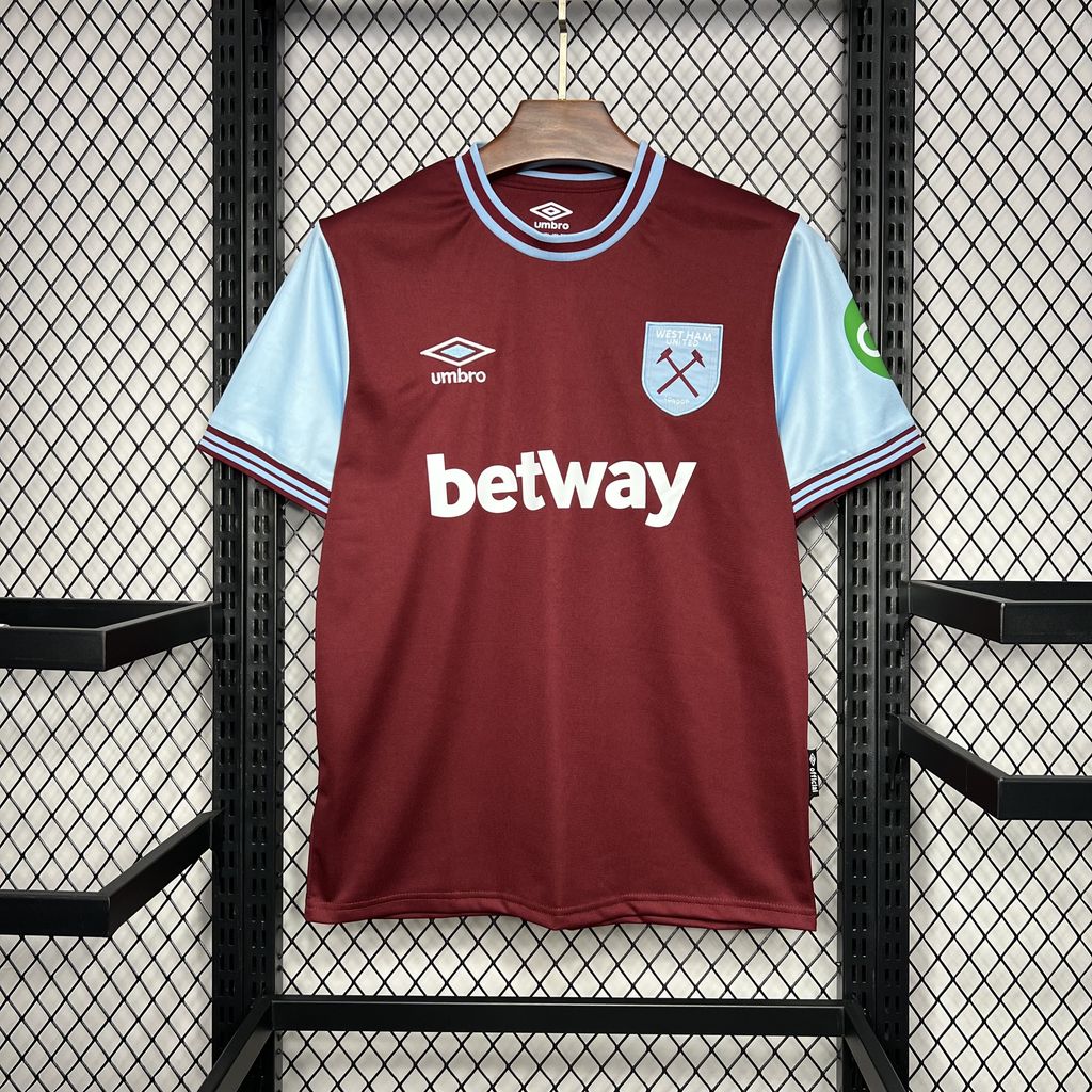 West Ham Domicile 2024/2025 - Domicile / S - Vêtements de sport